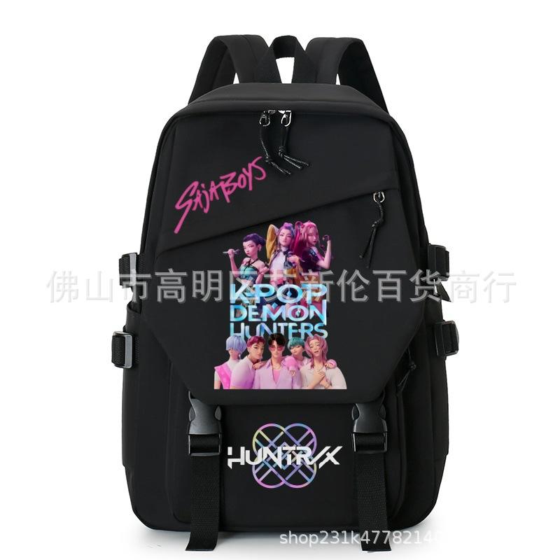 School Season Kpop Witch Hunters Printed Backpack Large Capacity Casual Student School Bag one size