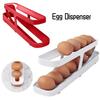 Rolldown Egg Dispenser Space-saving Egg Storage Rack For Refrigerator Gravity Feed Design Easy Egg Distribution