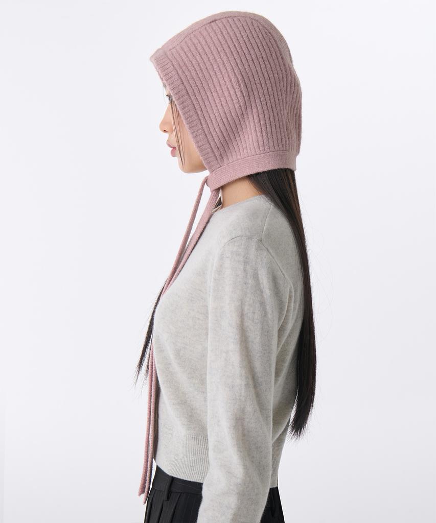 MUSINSA STANDARD WOMAN Women'S Knit Tie Bonnet [Pink]