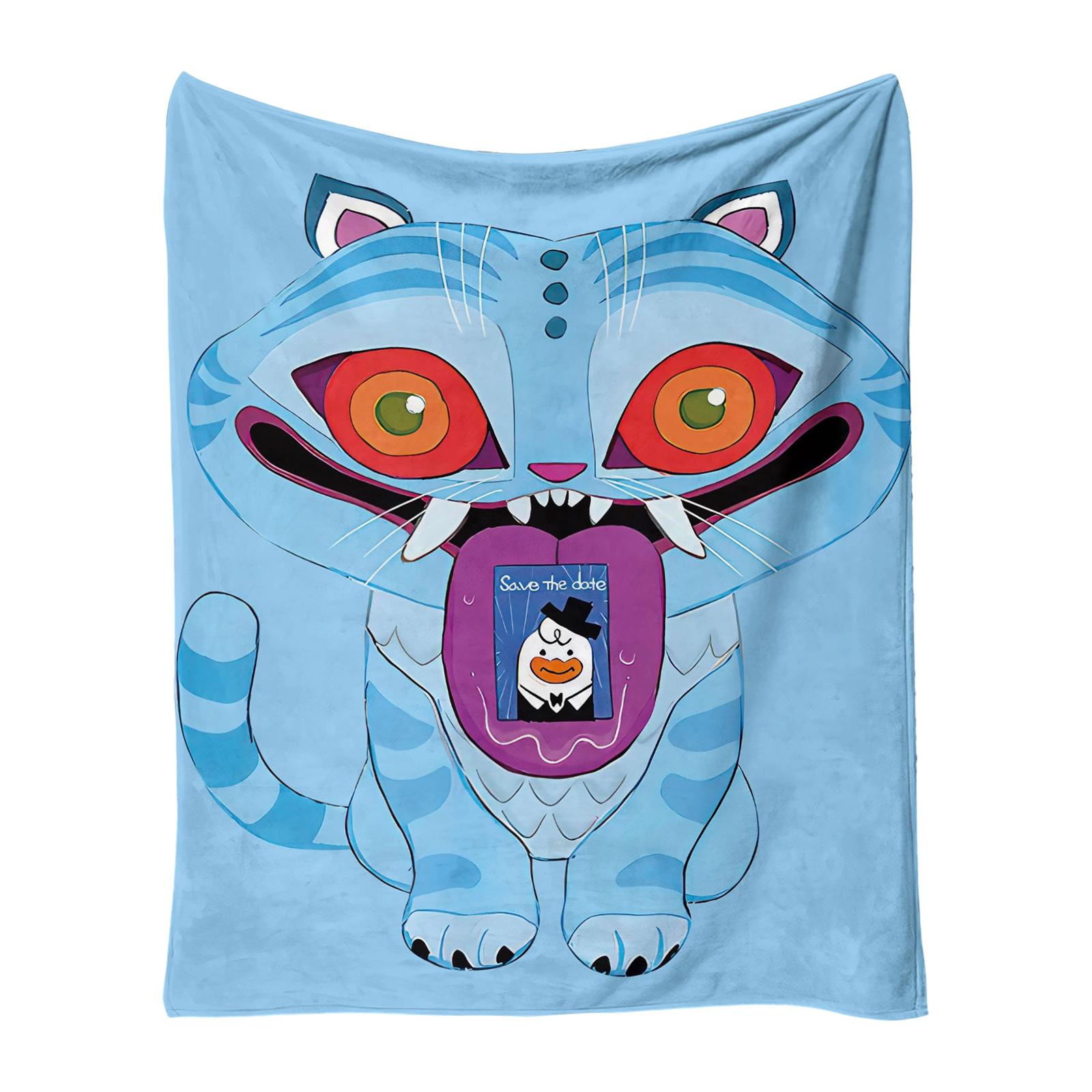 

150*200cm Anime Peripheral Printed Warm Blanket One Size