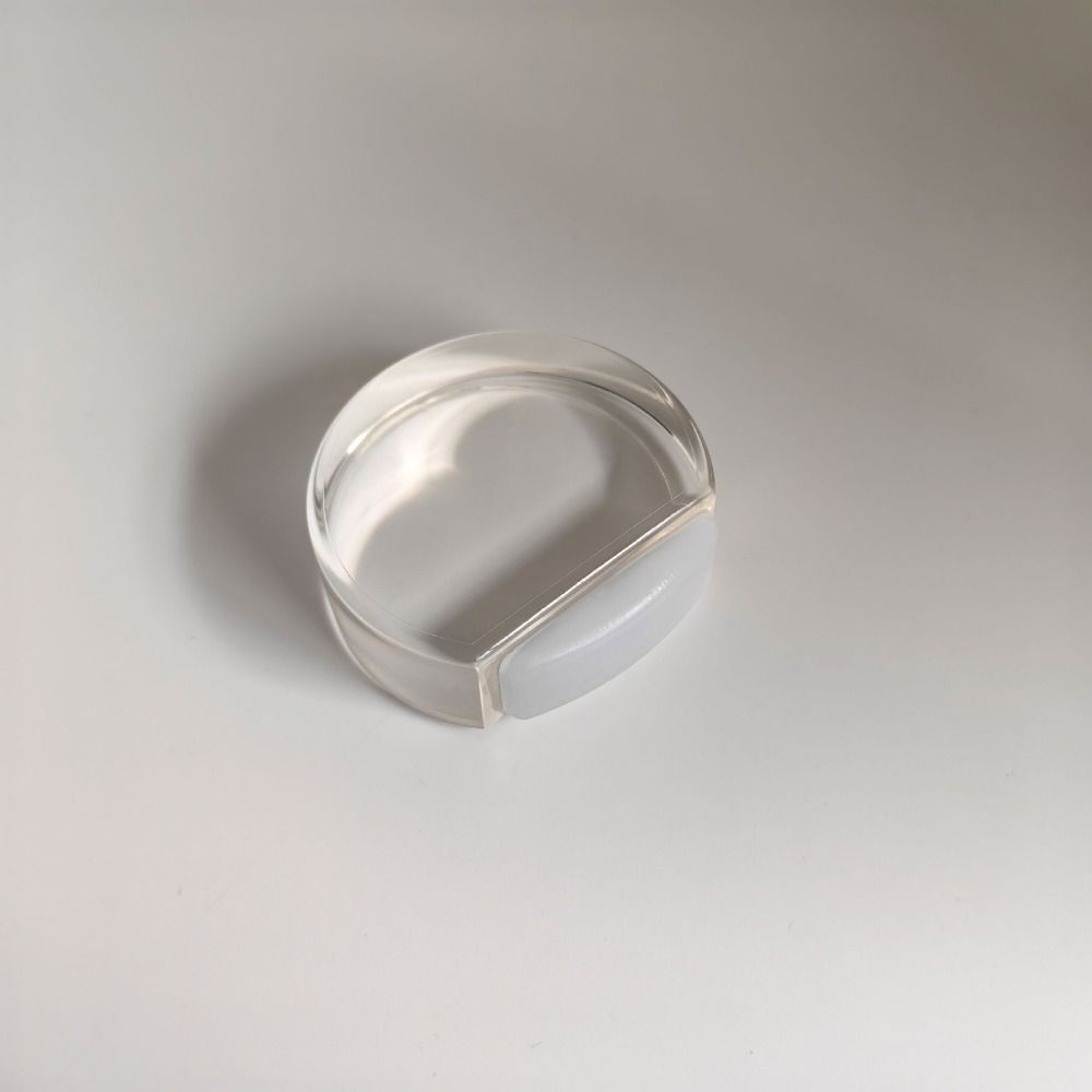 Non Perforated Silicone Door Stop Self Adhesive Door Block Transparent Door Stopper  Floor