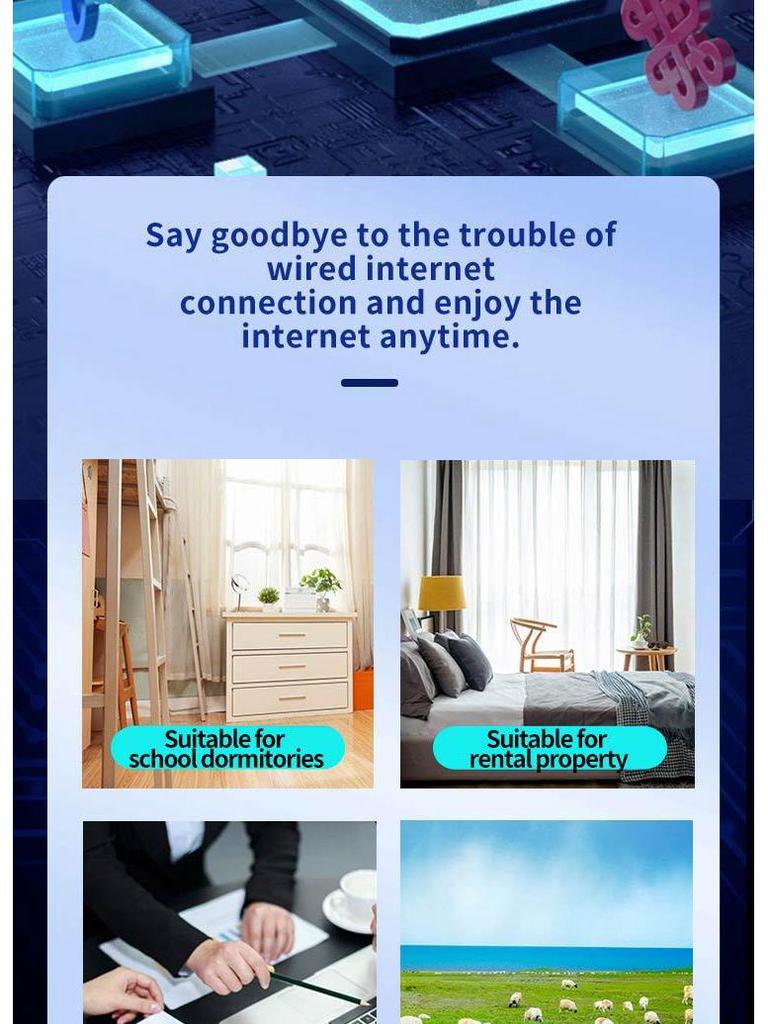 4G Wireless 300M WiFi SIM Card Router for Europe, Southeast Asia, Africa - Model CPE906