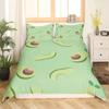 Avokado Dynetrekk sett for barn Kawaii Sengesett Cute Fruits Dynetrekk Twin Size Tropical Botanical Cartoon Quilt Cover