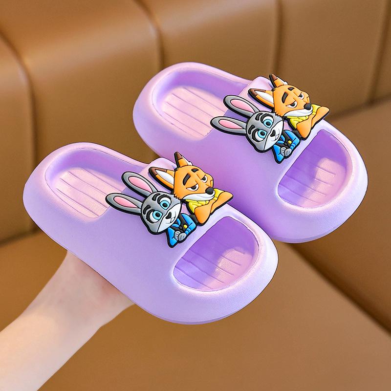 New Spring Kids' EVA Slippers: Stylish Bath & Home Wear for Boys & Girls