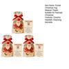 Little Pocket Christmas Hug Cute Mini Resin Santa Claus Ornaments with Encouragement Cards Pocket Hug Card Gift for Family Friends
