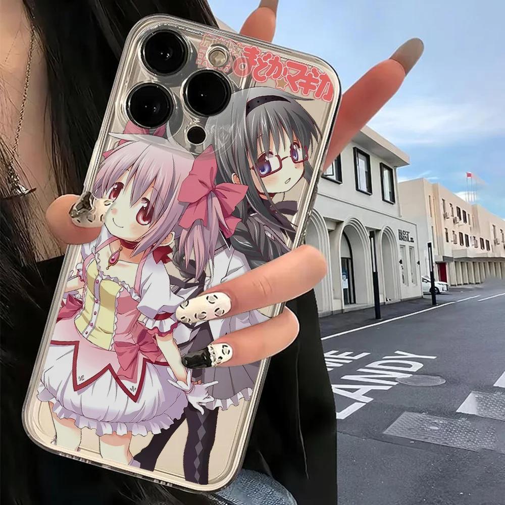 Puella Magi Madoka Magica Phone Case For iPhone 17 Air 16 e 15 14 13 12 11 Pro Max Plus Mini SE 2020 2022 Anime Funda Coque
