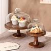 Jingzhouyuan New Chinese Style Bamboo Cake Stand & Display Tray