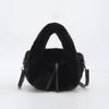 Herbst/Winter 2025 Vielseitige Plüsch-Crossbody-Bucket-Bag