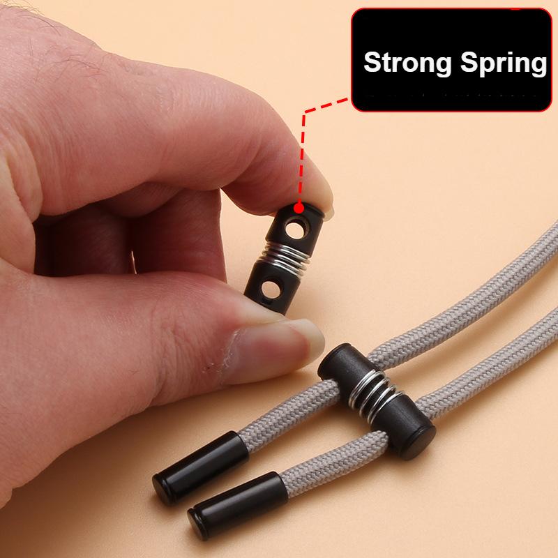 1 Set Strong Elastic Band Sweatpants Waist Drawstring Strap with Cord Lock Stopper DIY Sewing Band Accessories