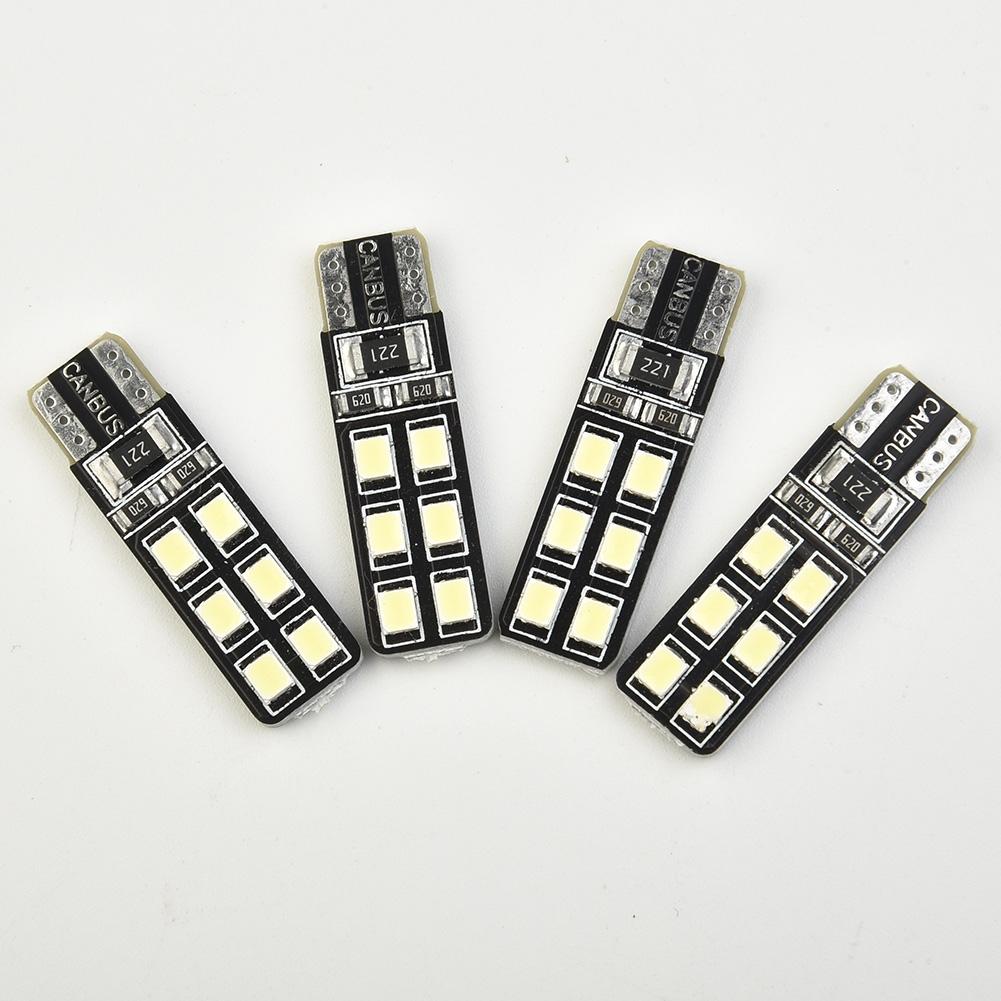 Auto LED Lichter Auto 4 Stück Fehlerfrei Augenbraue DC12V T10-12SMD-2835 Glühbirnen