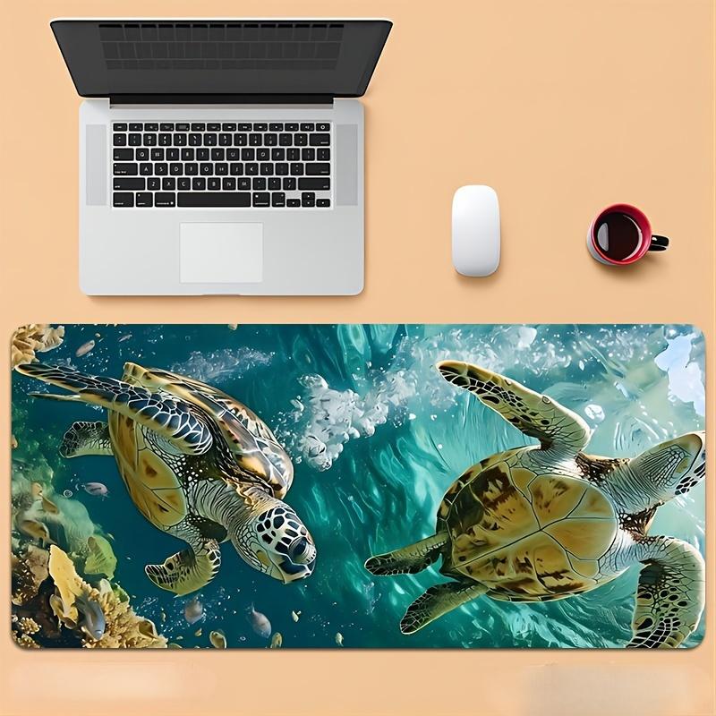 Extra Large Gaming Mouse Pad with Sea Turtle Pattern Ideal for Gaming Esports and Home Office 300x800x2mm