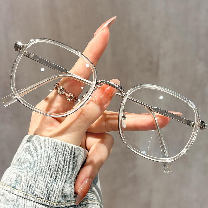 Photochrome Anti-Blaulicht Kastanienbraune Studentenbrille mit Fortschrittlicher Aufhellung