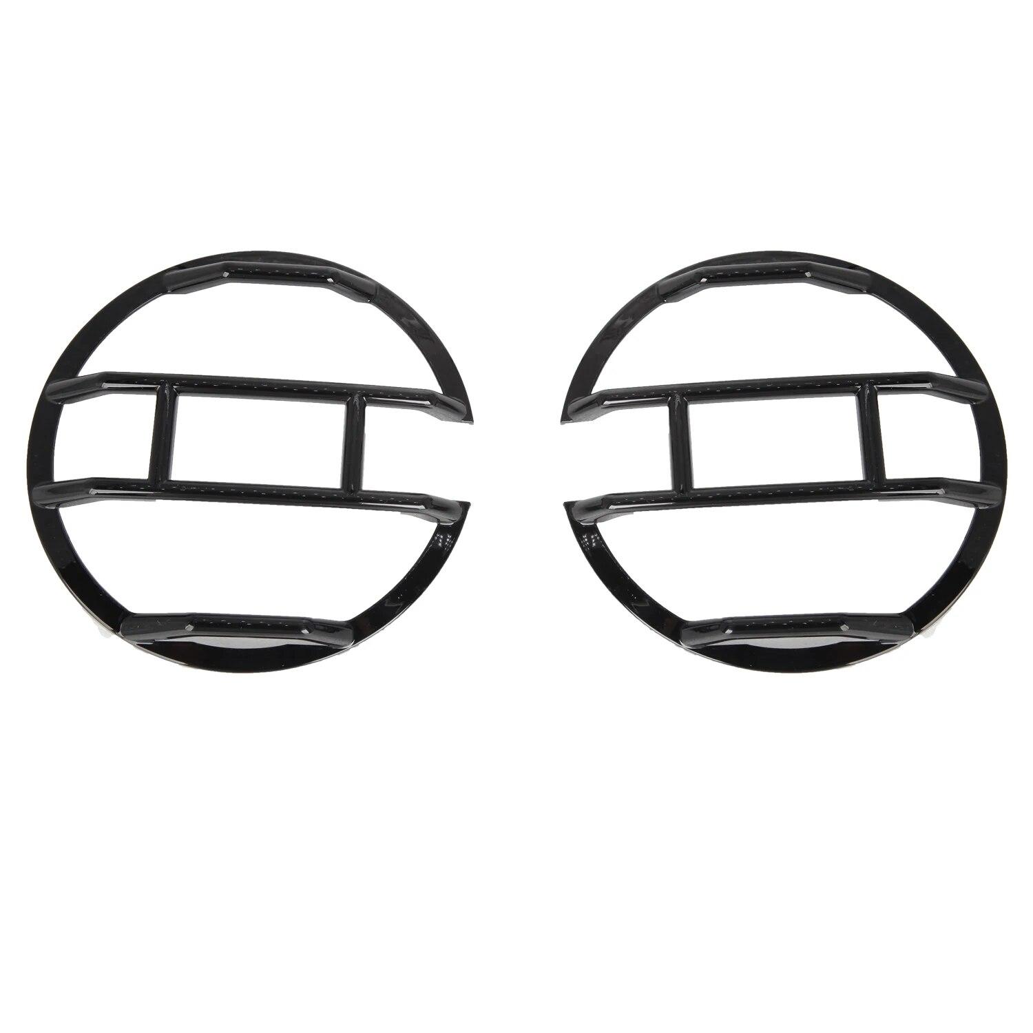 

Передняя фара автомобиля, украшение, светодиодный источник света, защитная крышка для Ford Bronco 2022 2023, капоты, внешние аксессуары чёрный