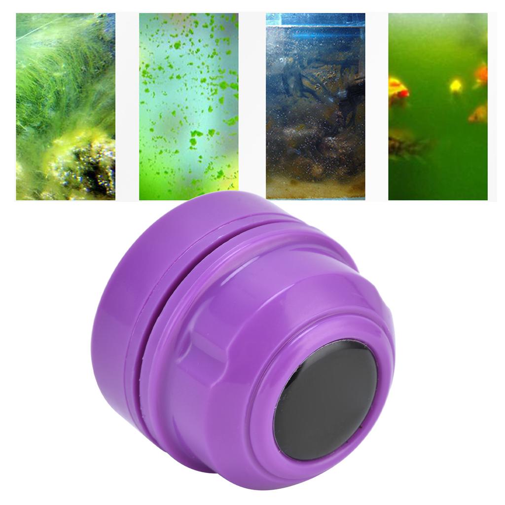 Small Fish   Magnetic Cleaner Aquarium Algae Scraper Glass Cleaning Brush Scrubber