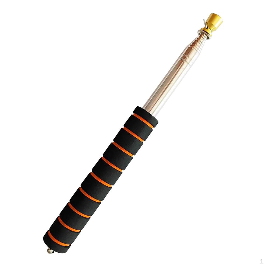 1 Pieces Handheld Telescope Flagpole Portable for Banner Flag Sign Red Comfortable And