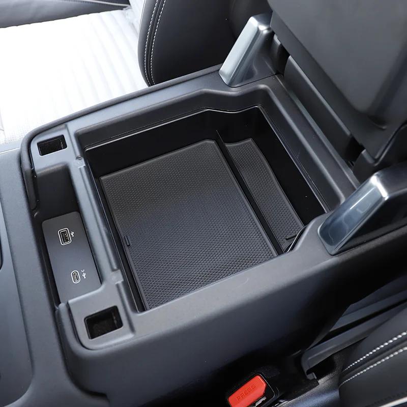 For 21-22 Land Rover Discovery 5 Central Control Armrest Box Storage Box Car Interior Storage Tray Accessories ABS
