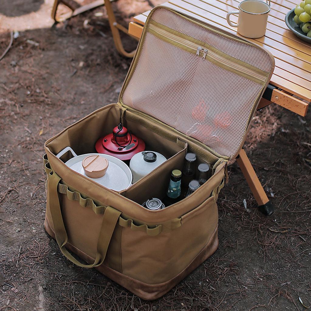 Outdoor Camping Cookware Storage Bag Camping Kitchen Barbecue Tableware Tools Bag Picnics Oven Bag Luggages Storage Bag