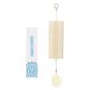 Mowind Sino de Vento Chakra Bambu Natural Meditação Harmonia Sino de Vento Decoração de Casa Zen Atenção Plena Chakra da Garganta