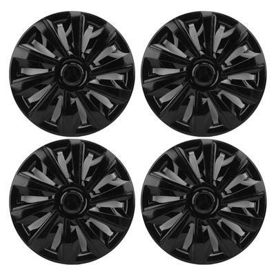 4 Pcs 14in Wheel Hubcap Strong Protection Snap On Lightweight Universal Fit for Any 14 Inches Steel Wheel