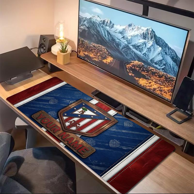 Club Atletico De Madrid Print  Cushion Non-slip Laptop Tablet Big Mousepad XXL Mat Mini PC Playmat With Lock Edge