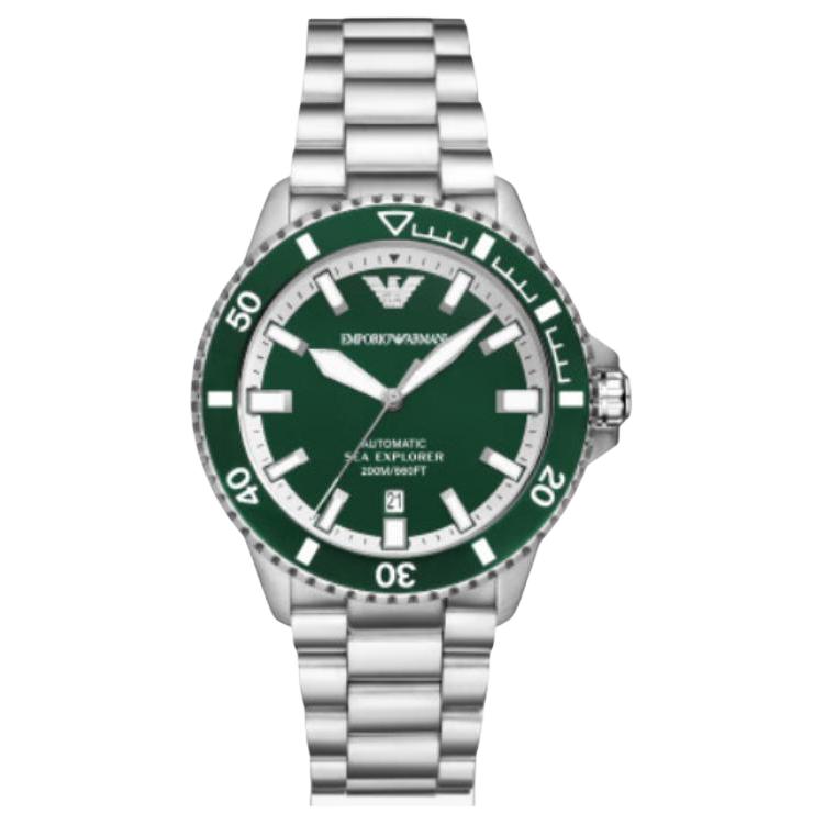 Emporio Armani Sea Explorer 42.5mm AR60080-CLG Green Dial