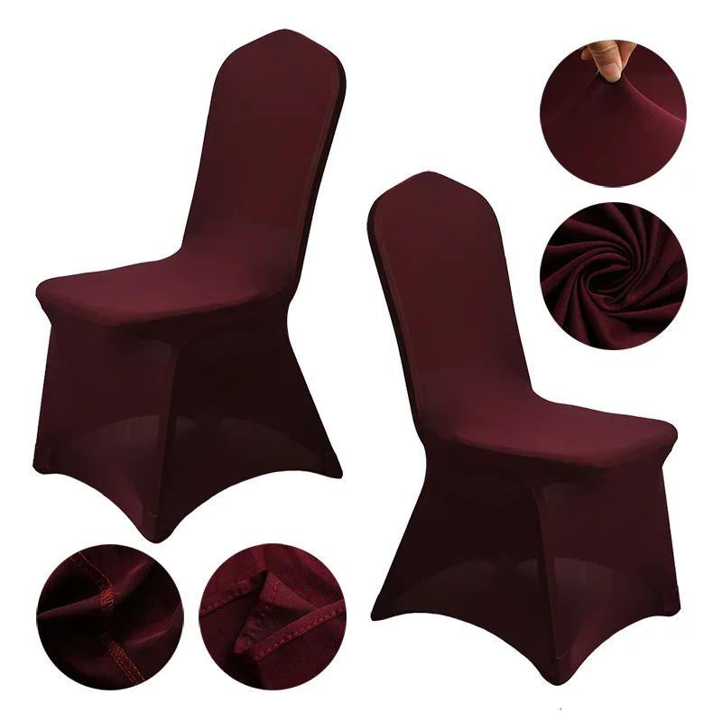 

10-1шт чехлы на стулья для свадьбы спандекс стрейч чехол для ресторана банкета отеля ужина вечеринки праздника универсальный чехол для стула 1pcs