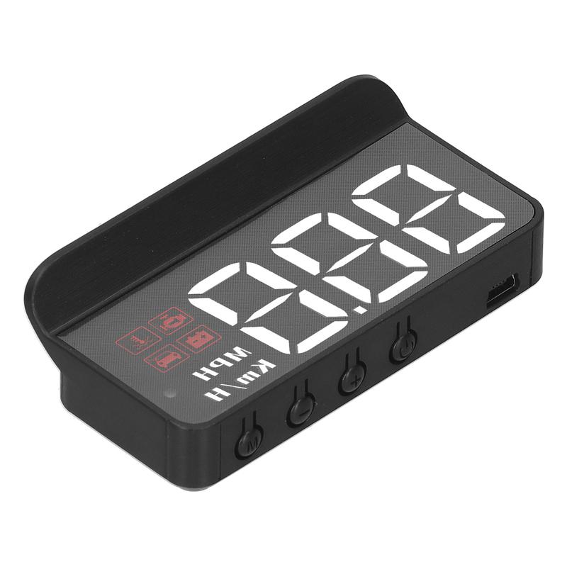 OBD2 HUD Head Up Display Windshield Projector Multi‑Function Gauge Alarm Fatigue Driving Reminder