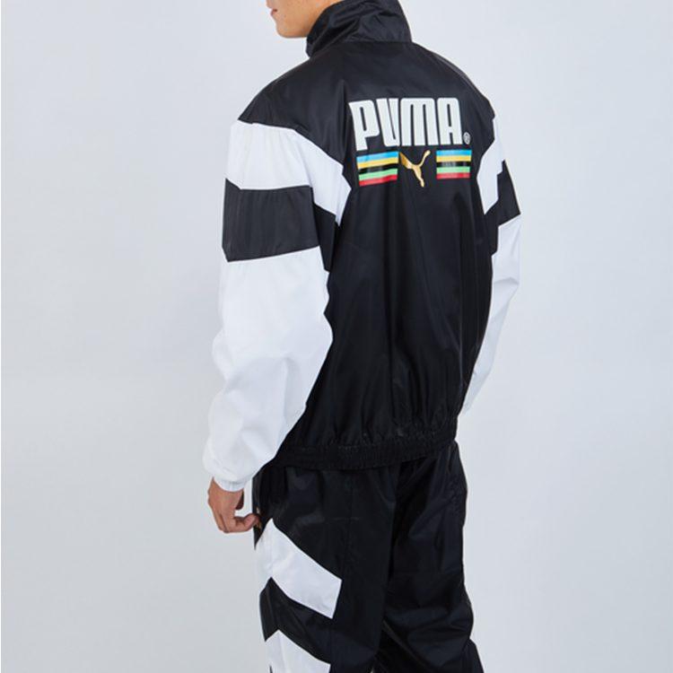 PUMA Jackets Men's Black Stand Collar Moderate Other 597610-01