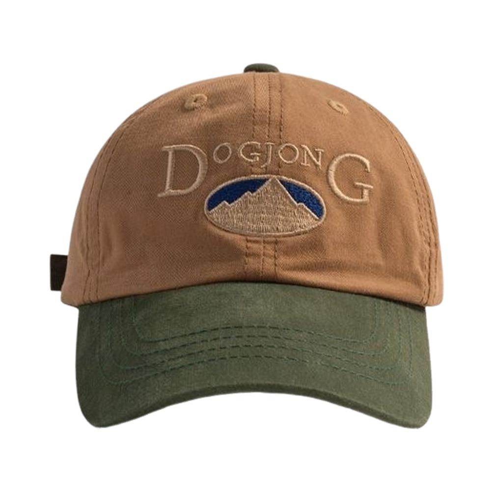 New Letter Embroidery Baseball Cap Retro Style Korean Design Embroidery Caps Adjustable Peaked Caps Casual Occasions кофейный