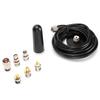 Mini Car Antenna Dual Frequency Antenna Accessories with 5m Feeder Adapters Suction Cup
