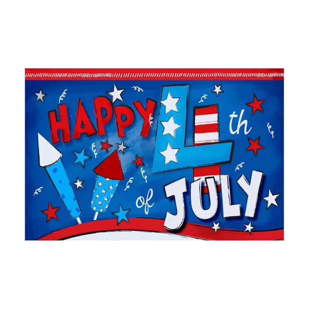 Independence Day Door Mats Bathroom Bedroom Living Room Floor Mats Household Non- Carpet