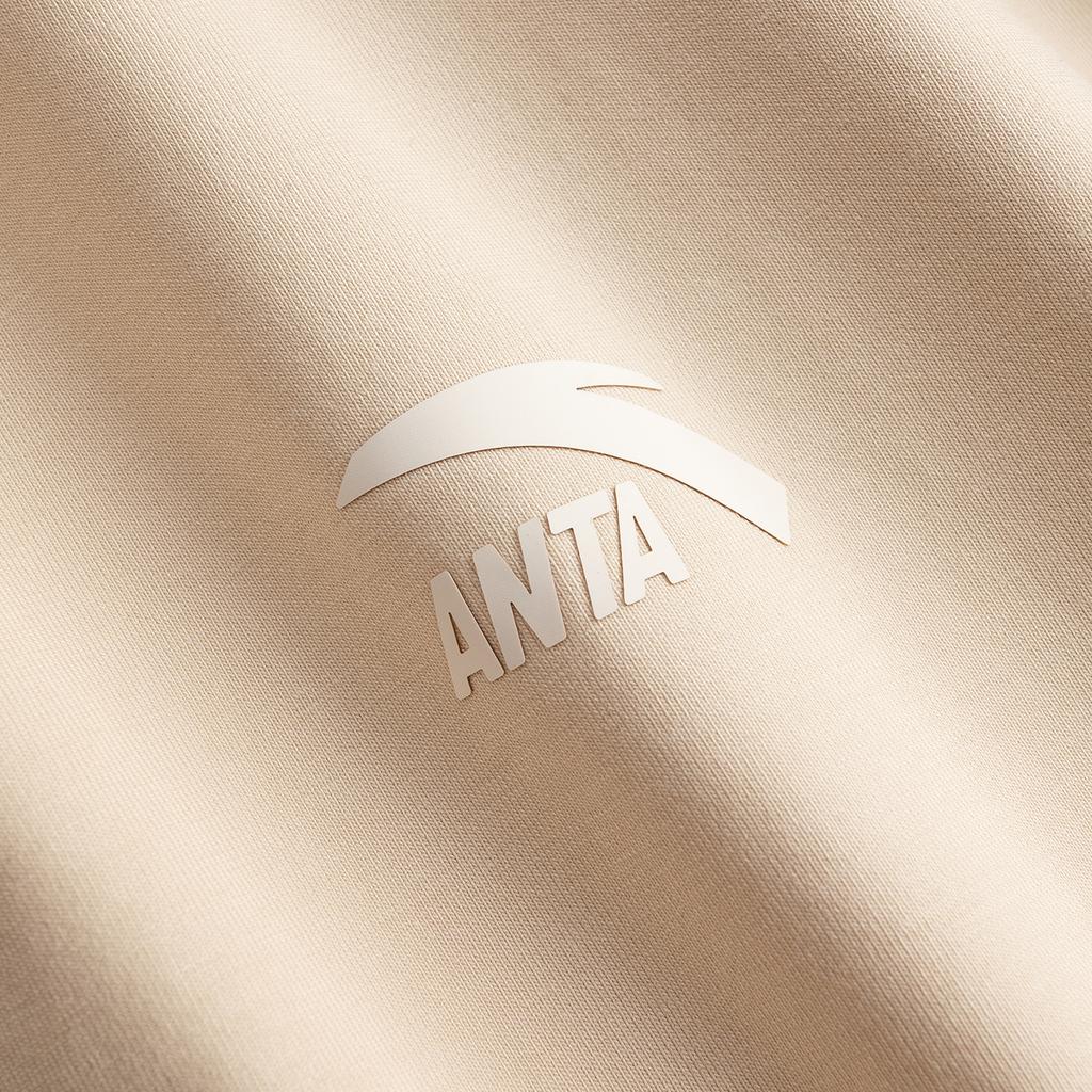 Anta Classic Short Sleeve T-Shirt Men Tops Cream 952628103-5