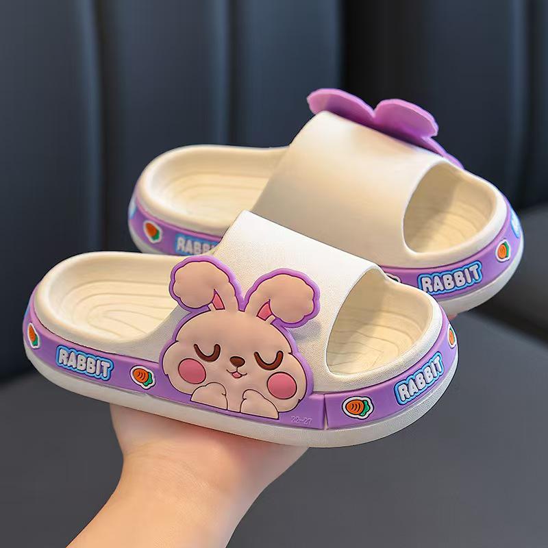Summer Cartoon Kids' Slippers: Cute, Non-Slip Indoor Footwear for Boys & Girls