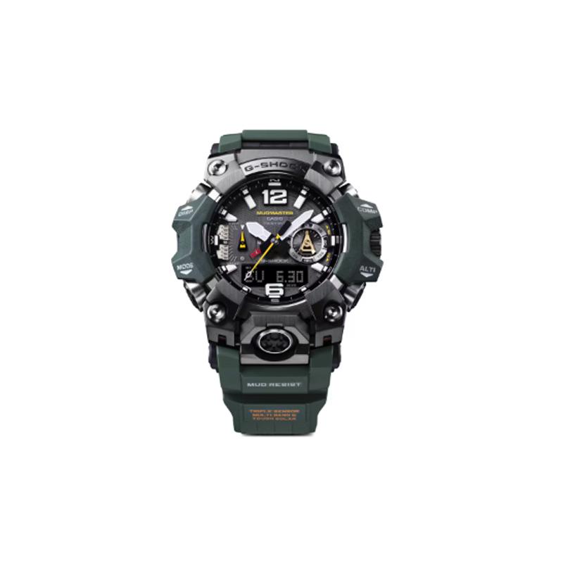Casio MASTER OF G-LAND Series G-LAND Master Series 200 Meters Waterproof Quartz Resin Strap Same Style for Men and Women Black Dial GWGB1000-3A