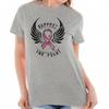 Breast Cancer Awareness Support The Fight Womens Graphic Crewneck T Shirt Tee