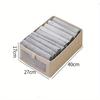 Sichtbare Kleiderschrank-Aufbewahrungsbox, Schrankschublade, Kleideraufbewahrungsbox für T-Shirts, Jeans, Unterwäsche, Hosen, Organizer-Box