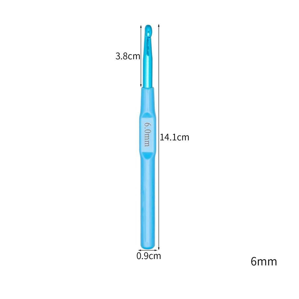 2-7mm Crochet Hooks Multifunctional Plastics Handle Aluminum Knitting Needles for Yarn DIY Craft Nice Gift Women Knitting Tools