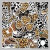 Leopard Print Cartoon Stickers (50pcs) - Creative Waterproof Decorations for Phone, Planner, Water Bottle, Suitcase