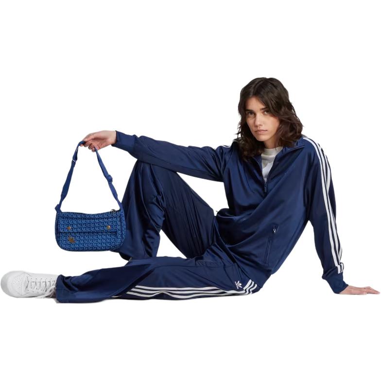 Adidas Adicolor Classics Firebird Track Top with Stripes & Stand-Up Collar Women Tops Navy IL3816