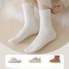 Women's Autumn and Winter Fleece, Thickened Warm Fleece Socks, Fleece Socks, Winter Long Stockings, Mid-calf Stockings