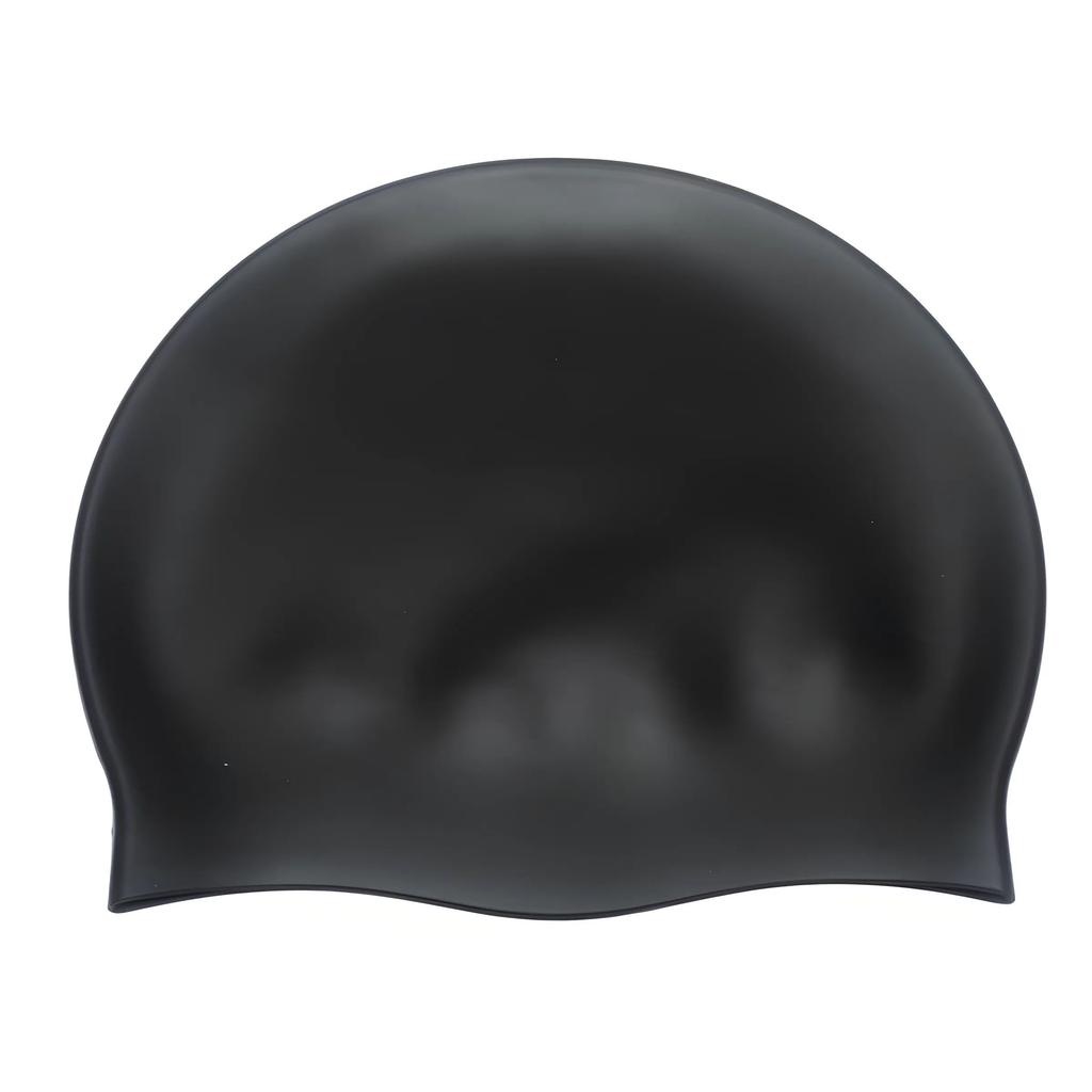 Non-Toxic Swimming Cap Silicone Waterproof Swimming Cap Flat Ear Protection Cap Solid Colour Plain Men'S And Women'S Swimming Cap Child