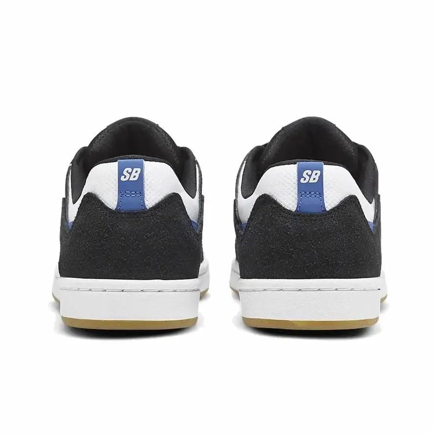 Nike SB Alleyoop Synthetic Leather Casual Series Fashion Versatile Sports Simple Low-Top Kids Casual Shoes Men Sneaker Black White Blue CI0882-104