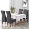 Coprisedie Elasticizzati in Spandex Monocolore Per Sala da Pranzo Cucina Matrimonio Ufficio Hotel Tessuto Durevole in Poliestere