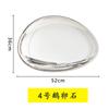 Modern Hotel Light Luxury Pendant Imitation Stainless Steel Goose Egg Stone Wall Decor Creative Water Drop Wall Decor Pendant