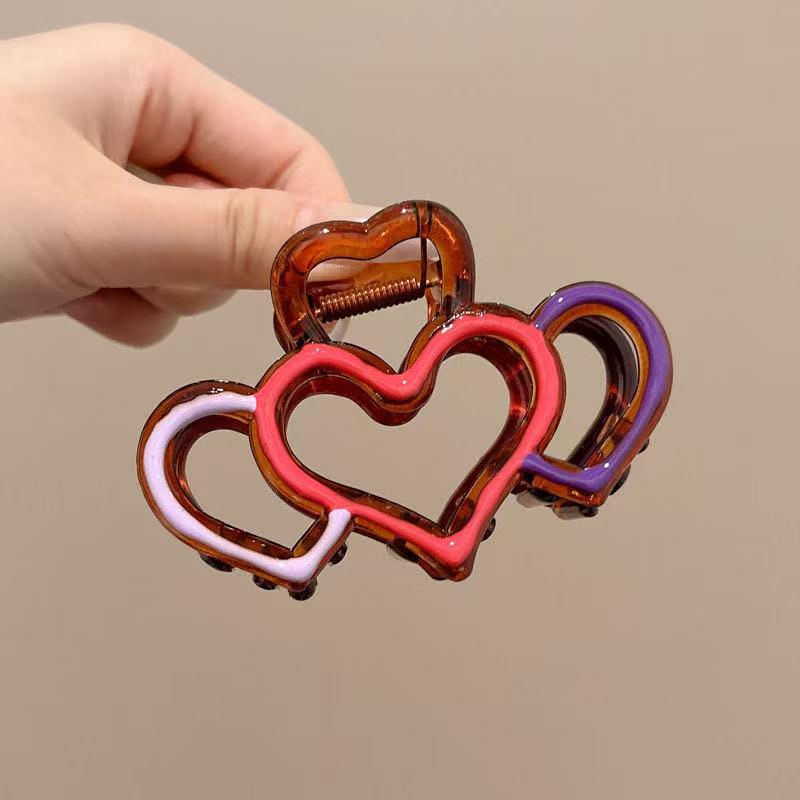 Špičkový kontrastní dutý skřipcový klip pro elegantní drdoly - Stylový vlasový doplněk pro ženy