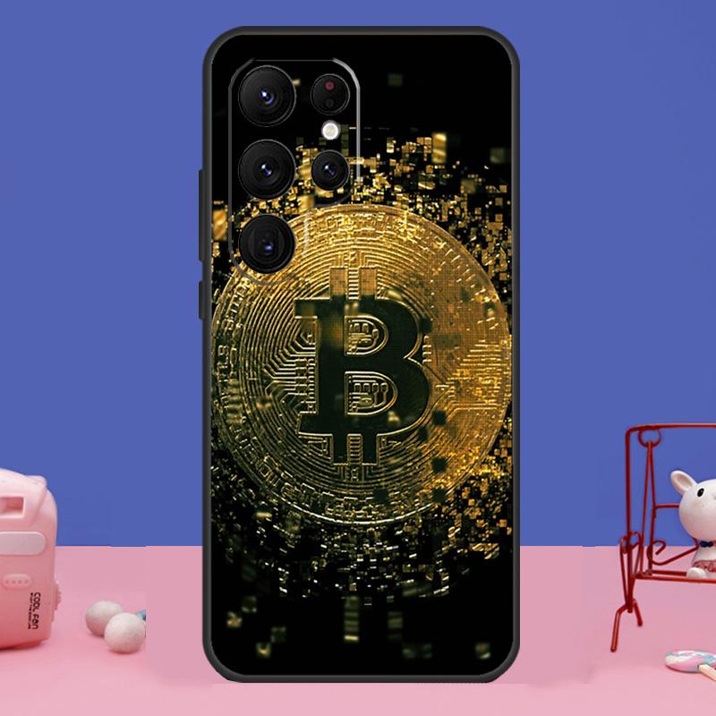 

Чехол Bitcoin BTC для Samsung Galaxy S24 S23 S22 Ultra S20 S21 FE Note 20 S8 S9 S10 Note 10 Plus Galaxy S9