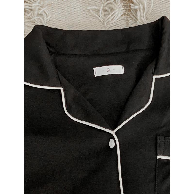 Homewear Sets Cardigan Short-sleeved Shirt Shorts Summer Pajamas for Women