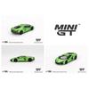 MINI GT 164 Scale MiJo TOYS - Lamborghini Revuelto (Verde Selvens) U.S. MiJo Exclusive MGT00789-BL