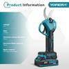 Yofidra 30mm Bürstenlose Elektrische Rebschere 2 Gänge Akku Wiederaufladbar Astschneider Gartengerät Für Makita 21V Akku Stift