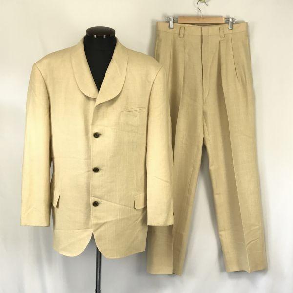

COCKNEY Luxury Suit Set with Loro Piana Silk 70% Beige Men’s L Approx. Single Suit(USED)